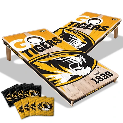 YouTheFan Missouri Tigers 2' x 4' Cornhole Game with Bags