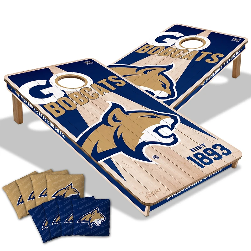 YouTheFan Montana State Bobcats 2' x 4' Cornhole Game with Bags