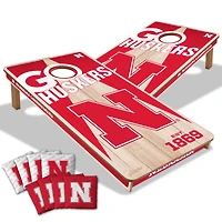 YouTheFan Nebraska Huskers 2' x 4' Cornhole Game with Bags