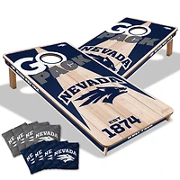 YouTheFan Nevada Wolf Pack 2' x 4' Cornhole Game with Bags