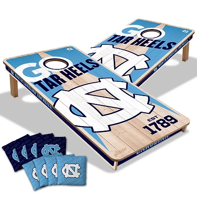 YouTheFan North Carolina Tar Heels 2' x 4' Cornhole Game with Bags