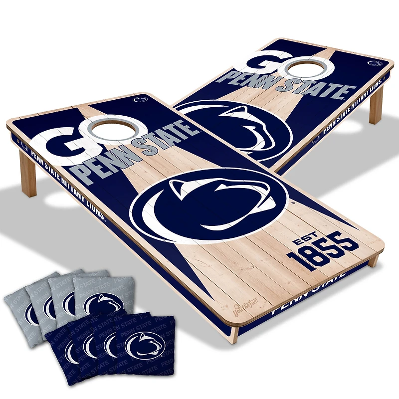 YouTheFan Penn State Nittany Lions 2' x 4' Cornhole Game with Bags