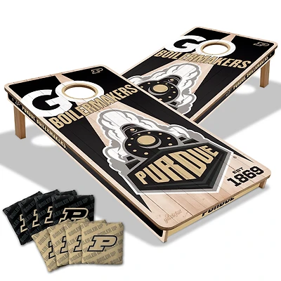 YouTheFan Purdue Boilermakers 2' x 4' Cornhole Game with Bags
