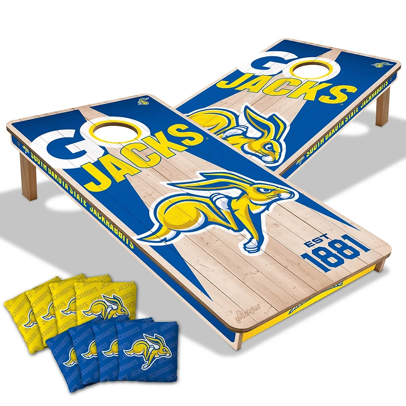 YouTheFan South Dakota State Jackrabbits 2' x 4' Cornhole Game with Bags