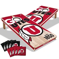 YouTheFan Utah Utes 2' x 4' Cornhole Game with Bags