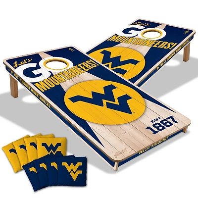 YouTheFan West Virginia Mountaineers 2' x 4' Cornhole Game with Bags