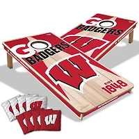 YouTheFan Wisconsin Badgers 2' x 4' Cornhole Game with Bags