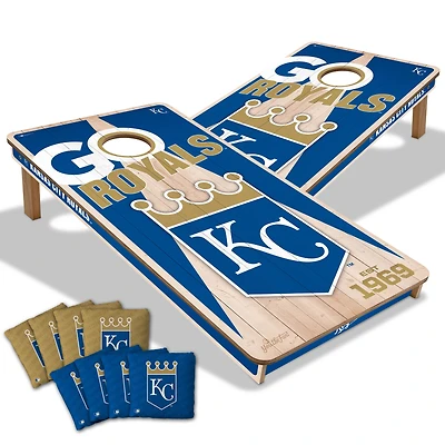 YouTheFan Kansas City Royals 2' x 4' Cornhole Game with Bags