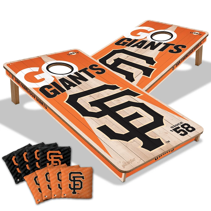 IDNA San Francisco Giants 2' x 4' Cornhole Game with Bags