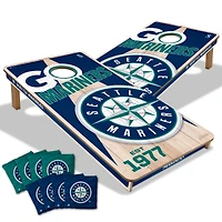 YouTheFan Seattle Mariners 2' x 4' Cornhole Game with Bags