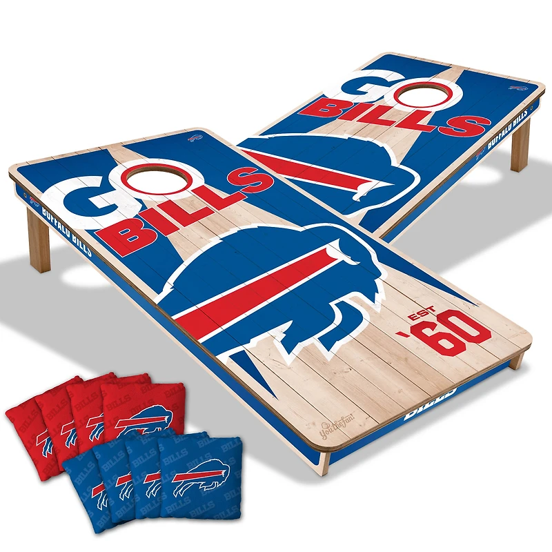 IDNA Buffalo Bills 2' x 4' Cornhole Game with Bags