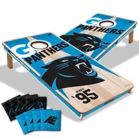 YouTheFan Carolina Panthers 2' x 4' Cornhole Game with Bags