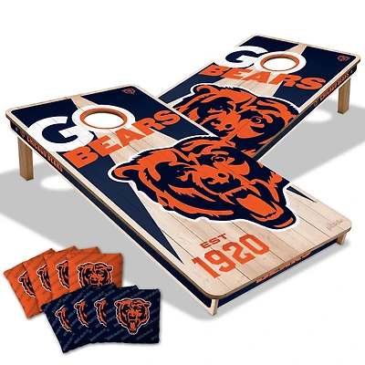 YouTheFan Chicago Bears 2' x 4' Cornhole Game with Bags