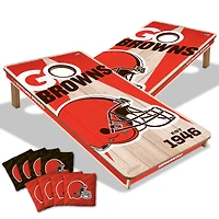 IDNA Cleveland Browns 2' x 4' Cornhole Game with Bags