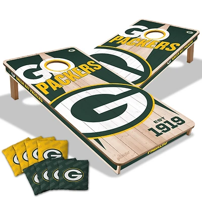 IDNA Green Bay Packers 2' x 4' Cornhole Game with Bags
