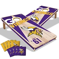 YouTheFan Minnesota Vikings 2' x 4' Cornhole Game with Bags