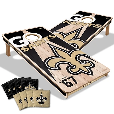 YouTheFan New Orleans Saints 2' x 4' Cornhole Game with Bags