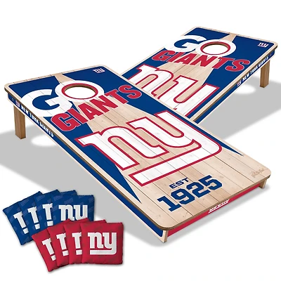 YouTheFan New York Giants 2' x 4' Cornhole Game with Bags