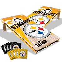 YouTheFan Pittsburgh Steelers 2' x 4' Cornhole Game with Bags