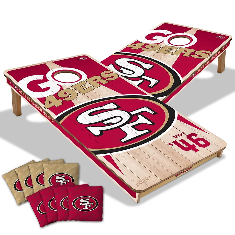 IDNA San Francisco 49ers 2' x 4' Cornhole Game with Bags