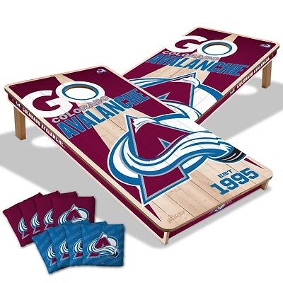 IDNA Colorado Avalanche 2' x 4' Cornhole Game with Bags