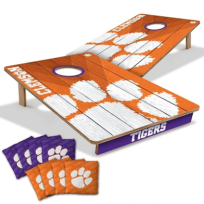YouTheFan Clemson Tigers 2' x 3' Cornhole Game with Bags