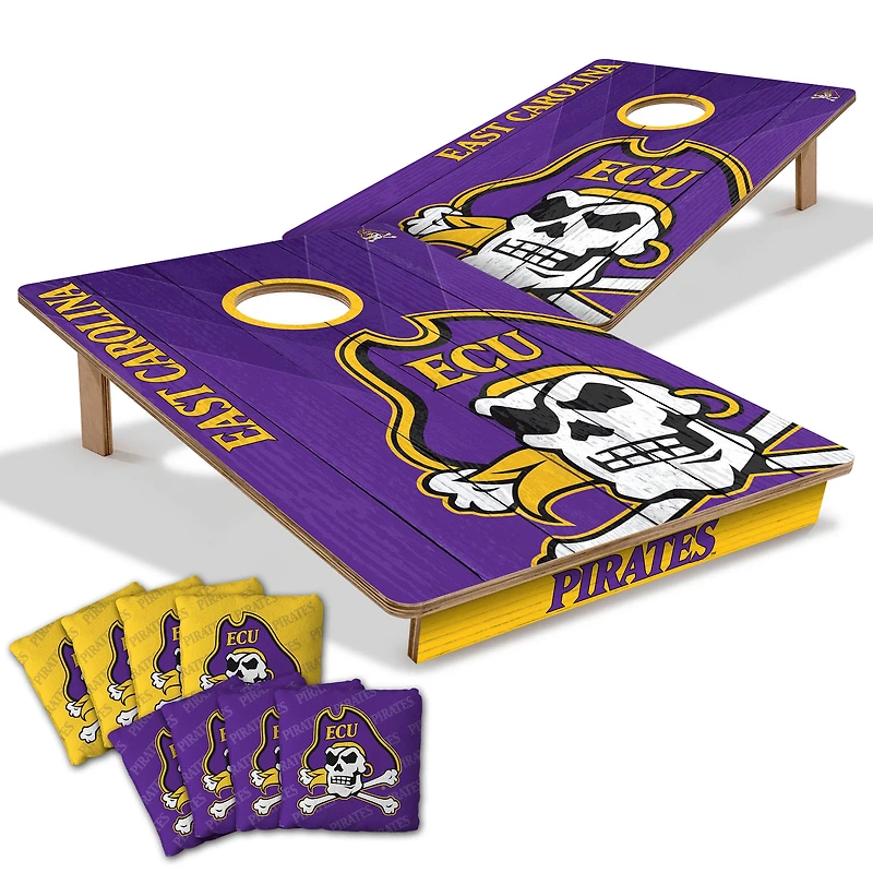 YouTheFan ECU Pirates 2' x 3' Cornhole Game with Bags