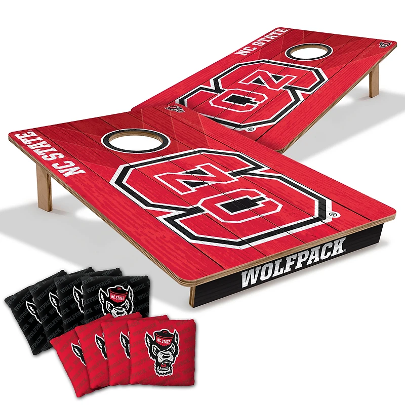 YouTheFan NC State Wolfpack 2' x 3' Cornhole Game with Bags