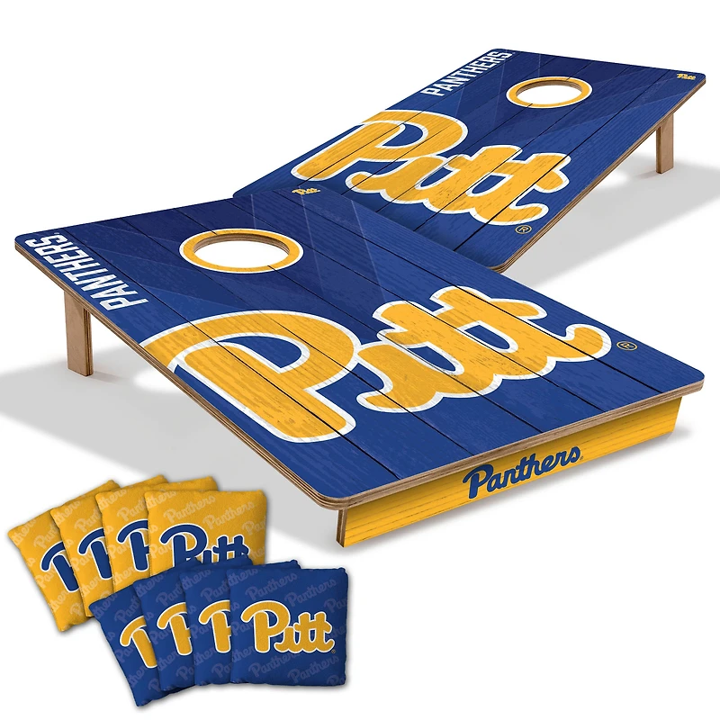 YouTheFan Pitt Panthers 2' x 3' Cornhole Game with Bags