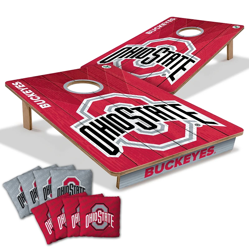 YouTheFan Ohio State Buckeyes 2' x 3' Cornhole Game with Bags