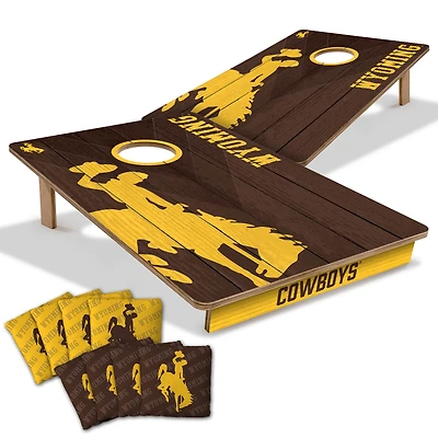 YouTheFan Wyoming Cowboys 2' x 3' Cornhole Game with Bags