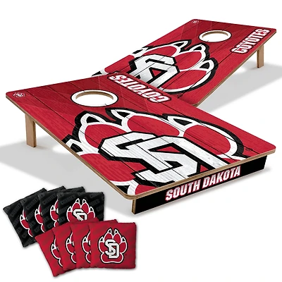 YouTheFan South Dakota Coyotes 2' x 3' Cornhole Game with Bags