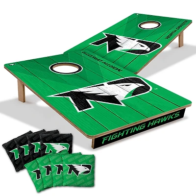 YouTheFan North Dakota Fighting Hawks 2' x 3' Cornhole Game with Bags