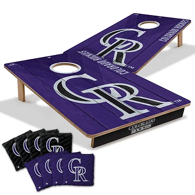 YouTheFan Colorado Rockies 2' x 3' Cornhole Game with Bags