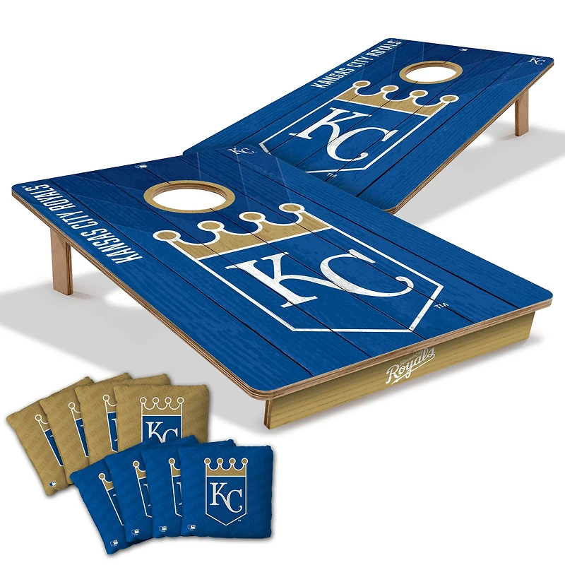 YouTheFan Kansas City Royals 2' x 3' Cornhole Game with Bags