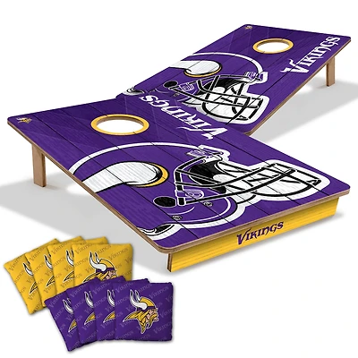 YouTheFan Minnesota Vikings 2' x 3' Cornhole Game with Bags