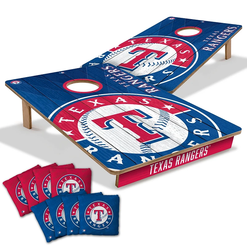 YouTheFan Texas Rangers 2' x 3' Cornhole Game with Bags