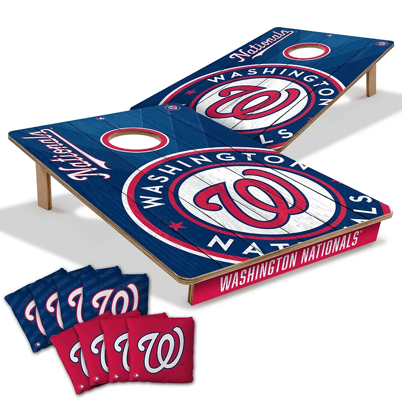 YouTheFan Washington Nationals 2' x 3' Cornhole Game with Bags