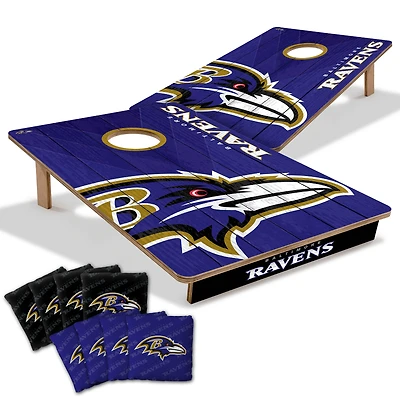 IDNA Baltimore Ravens 2' x 3' Cornhole Game with Bags