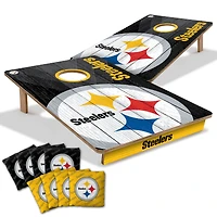 YouTheFan Pittsburgh Steelers 2' x 3' Cornhole Game with Bags