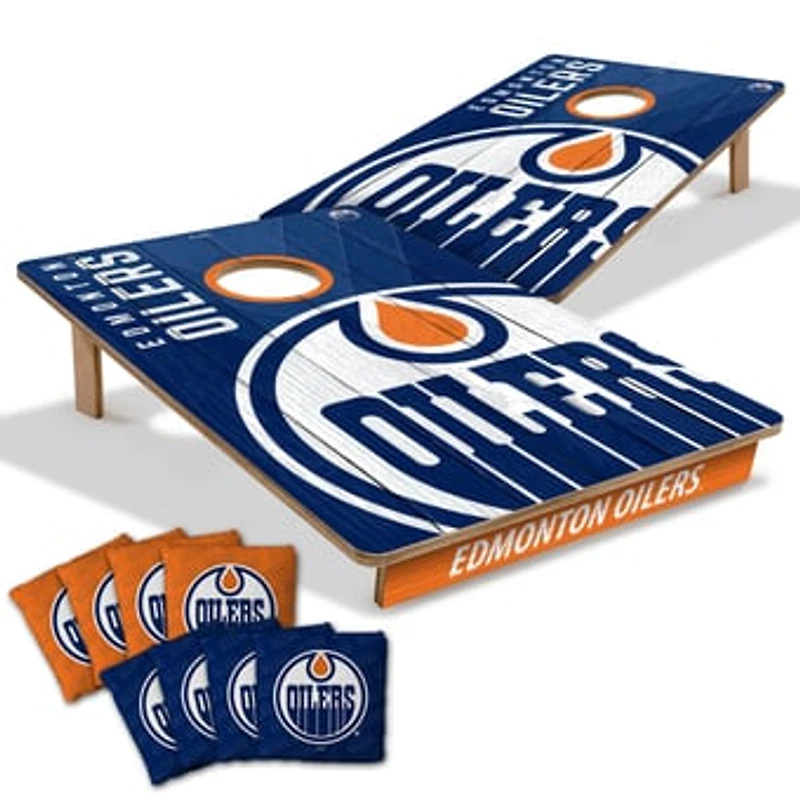 IDNA Edmonton Oilers 2' x 3' Cornhole Game with Bags