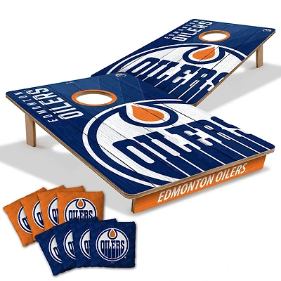 IDNA Edmonton Oilers 2' x 3' Cornhole Game with Bags