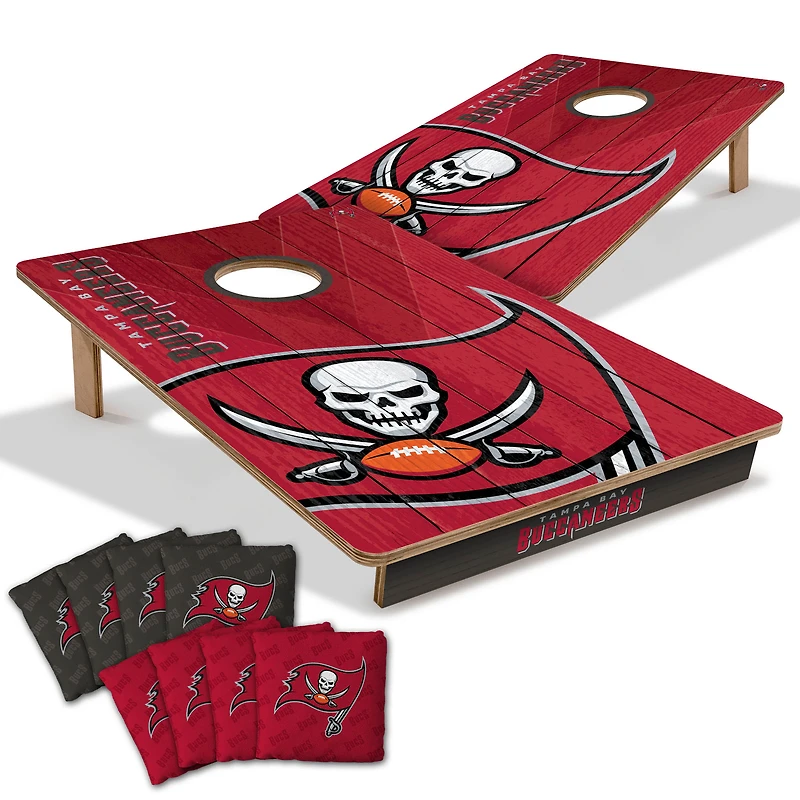 IDNA Tampa Bay Buccaneers 2' x 3' Cornhole Game with Bags
