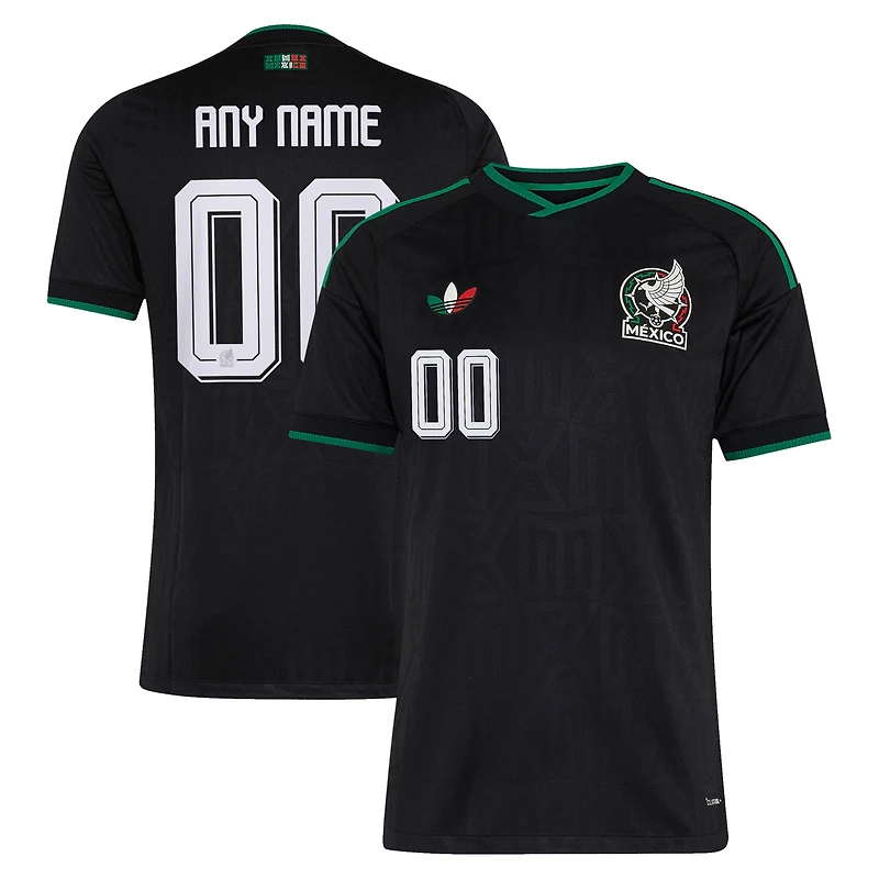 Men's adidas Black Mexico National Team 2026 On-Field Authentic Custom Jersey