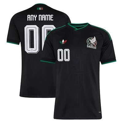Men's adidas Black Mexico National Team 2026 On-Field Authentic Custom Jersey