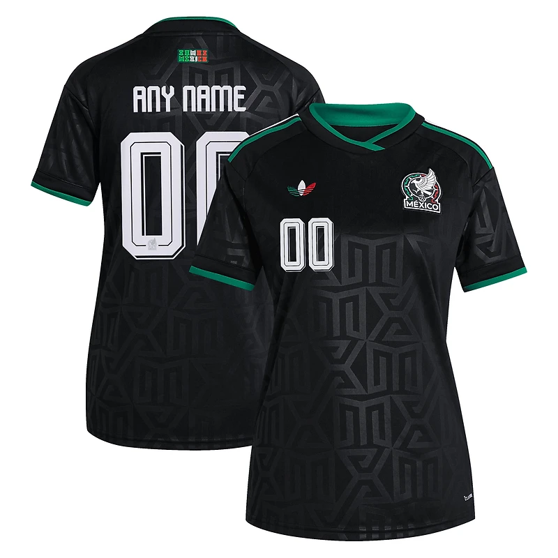 Women's adidas Black Mexico National Team 2026 Third Replica Custom Jersey