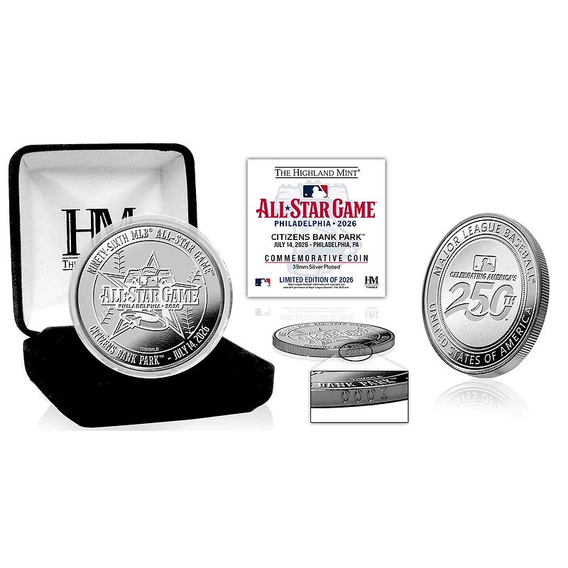 Highland Mint 2026 MLB All-Star Game 39mm Silver Coin
