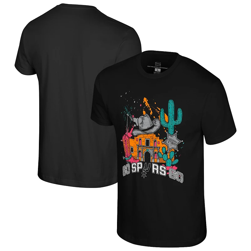 Unisex Stadium Essentials  Black San Antonio Spurs Remember the Spurs T-Shirt