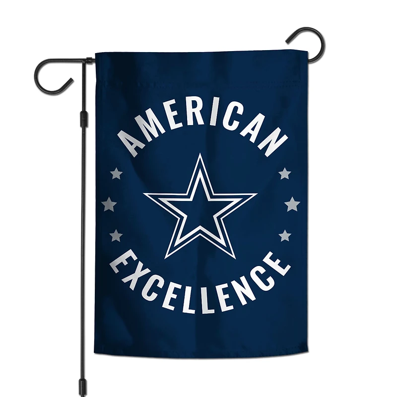 WinCraft Dallas Cowboys 12" x 18" Double-Sided America 250 Garden Flag