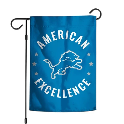 WinCraft Detroit Lions 12" x 18" Double-Sided America 250 Garden Flag
